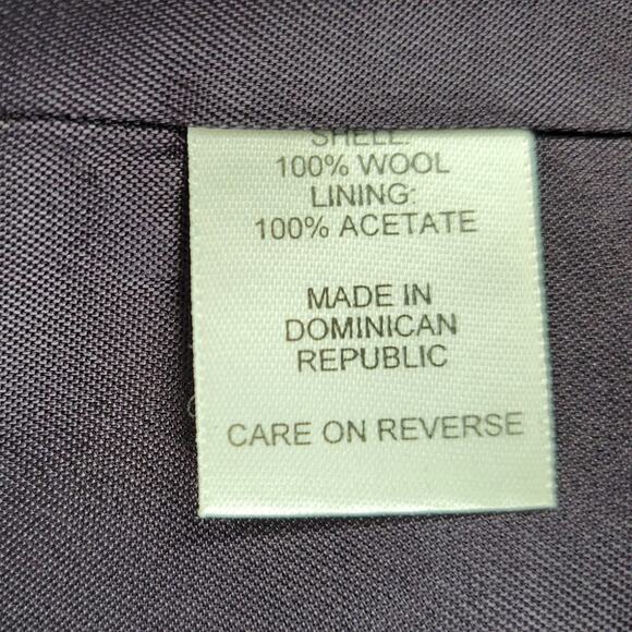 Talbots Blazer Girls 10 Blue Sport Coat Gold Crest Buttons 100% Wool Jacket - Picture 4 of 13